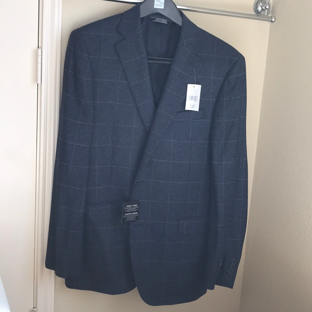 Men’s navy sport coat. Saks Fifth Avenue